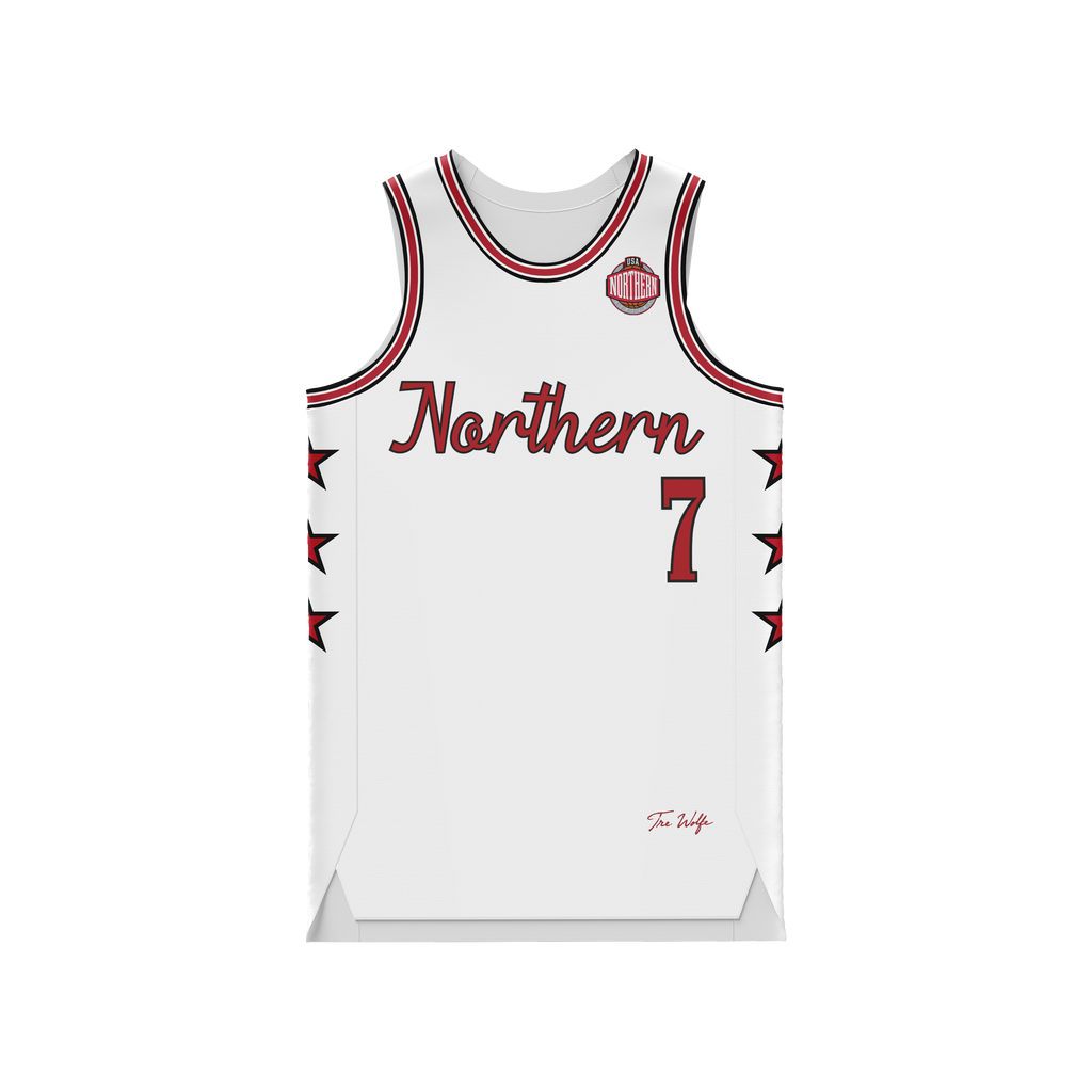 Pontiac Northern Basketball Jersey (White)