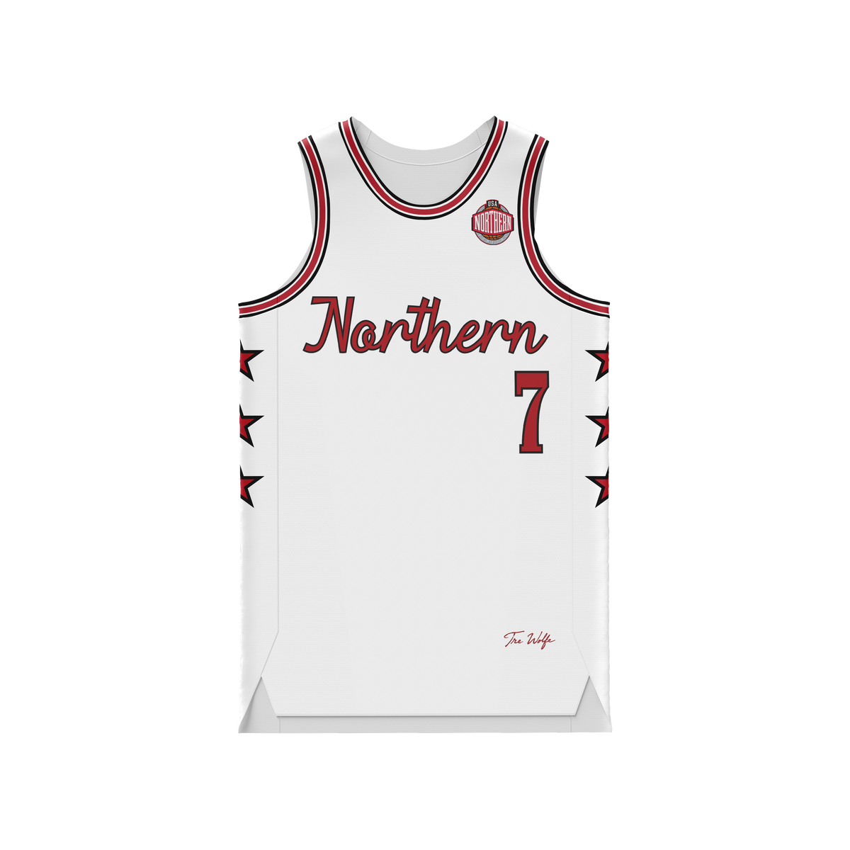 Pontiac Northern Basketball Jersey (White)